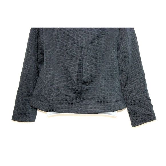 Liz Claiborne Petite XS Short Length Blazer Poly/Cotton Jacket Navy Blue NWT - Picture 8 of 10